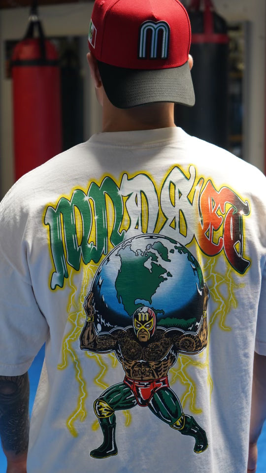 MNDSET LUCHADOR TEE (CREME)