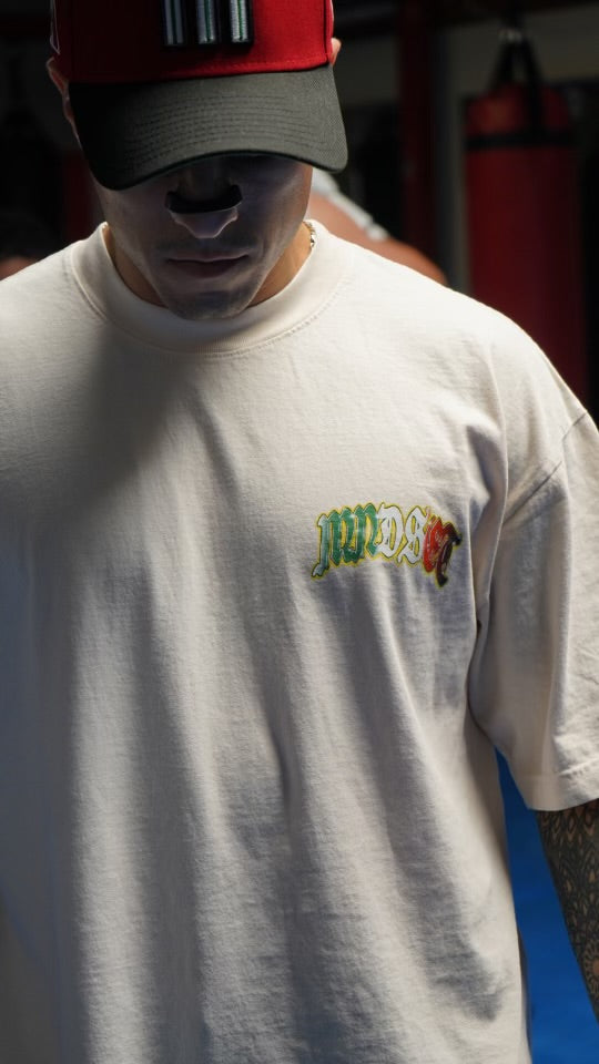 MNDSET LUCHADOR TEE (CREME)