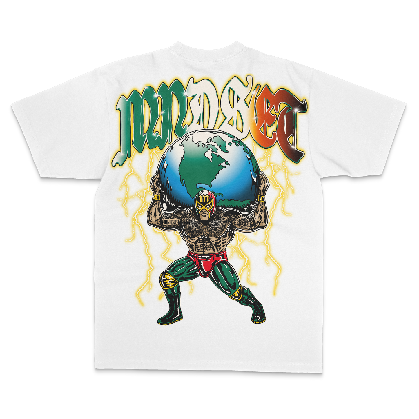 MNDSET LUCHADOR TEE (CREME)